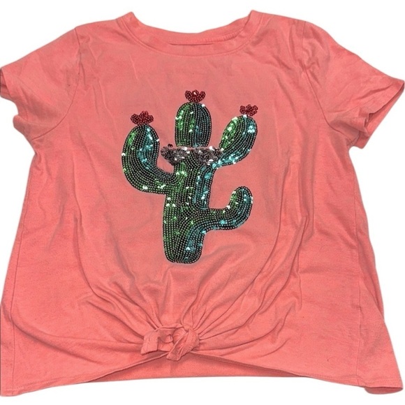 wonder nation Other - Wonder nation girls Cactus Sequin T-Shirt size 10-12